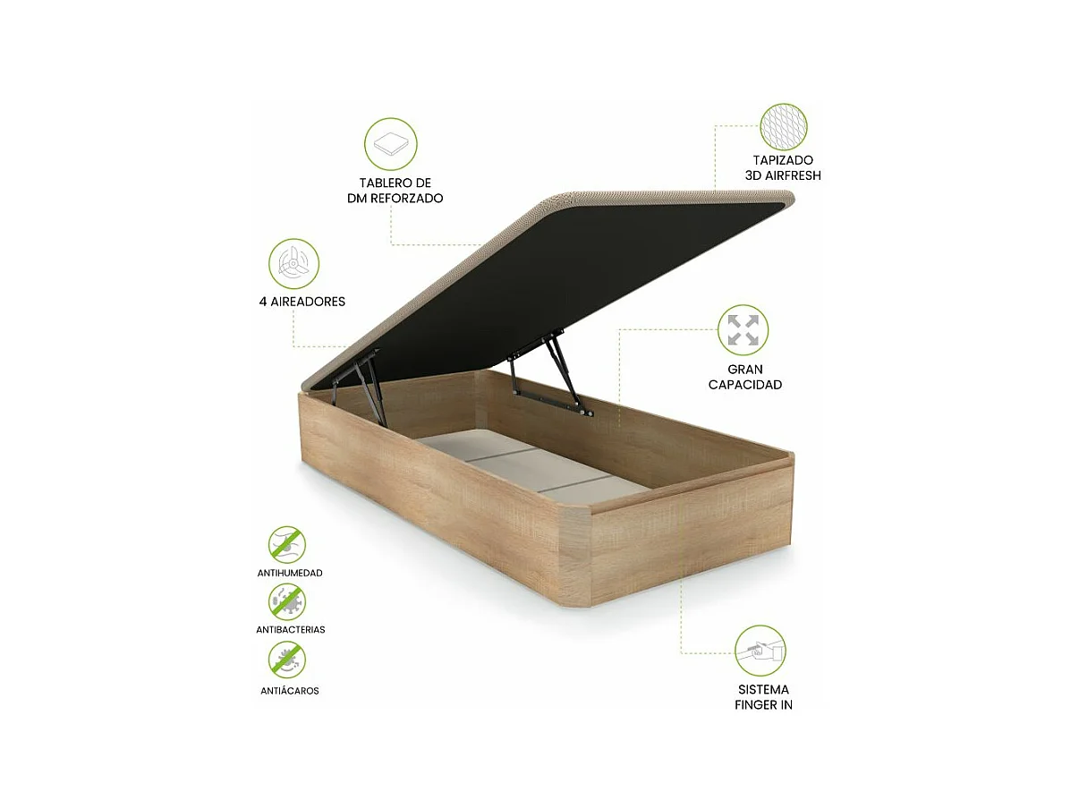 Canapé Luxury 3D Roble