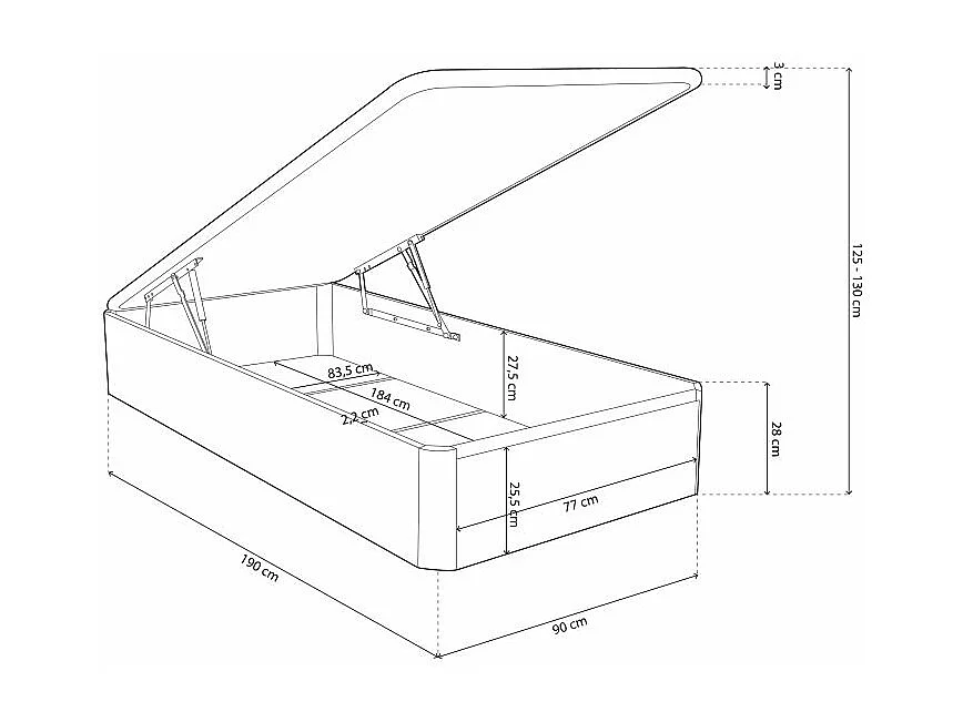 Canapé Luxury 3D Roble