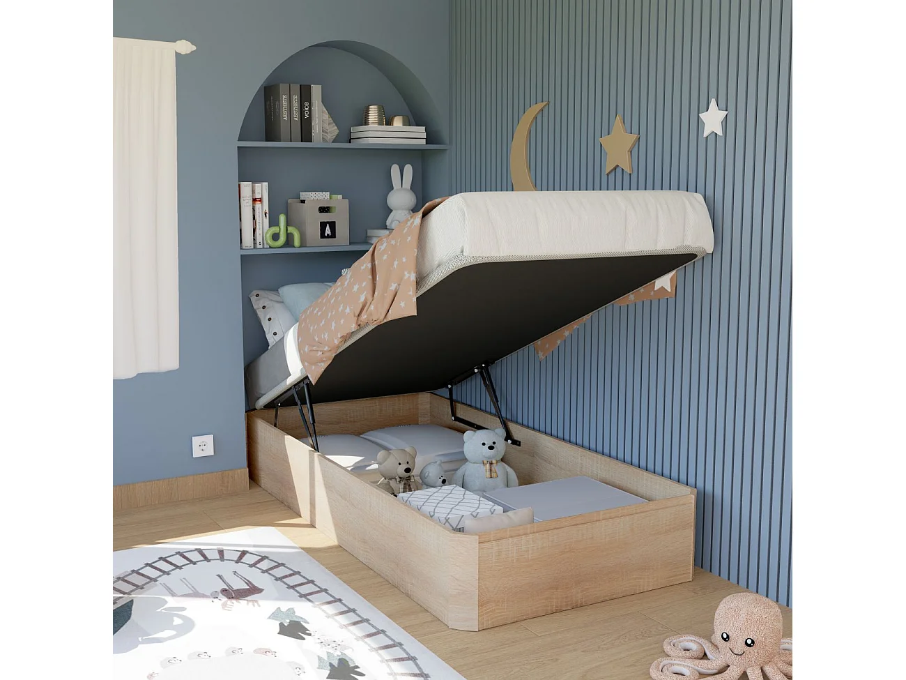 Canapé Luxury 3D Roble