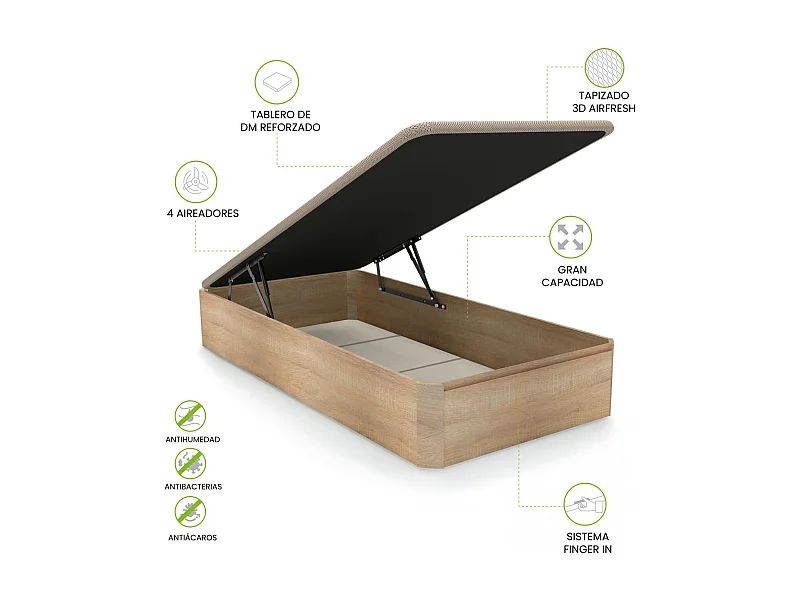 Sommier rebatível de luxo 3D