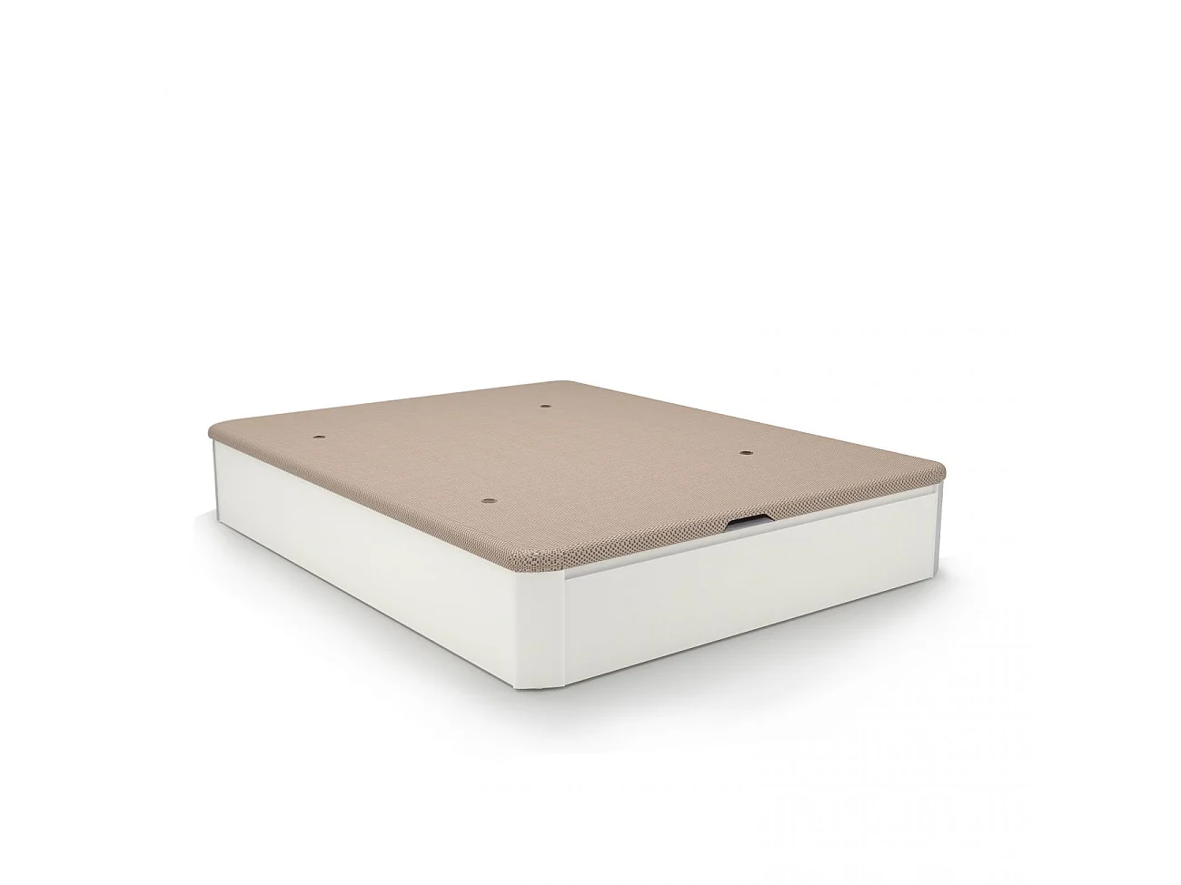 Sommier rebatível de luxo 3D Branco