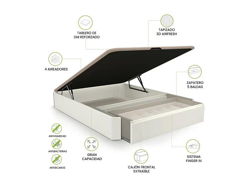 Canapé Luxury Premium 3D Blanco