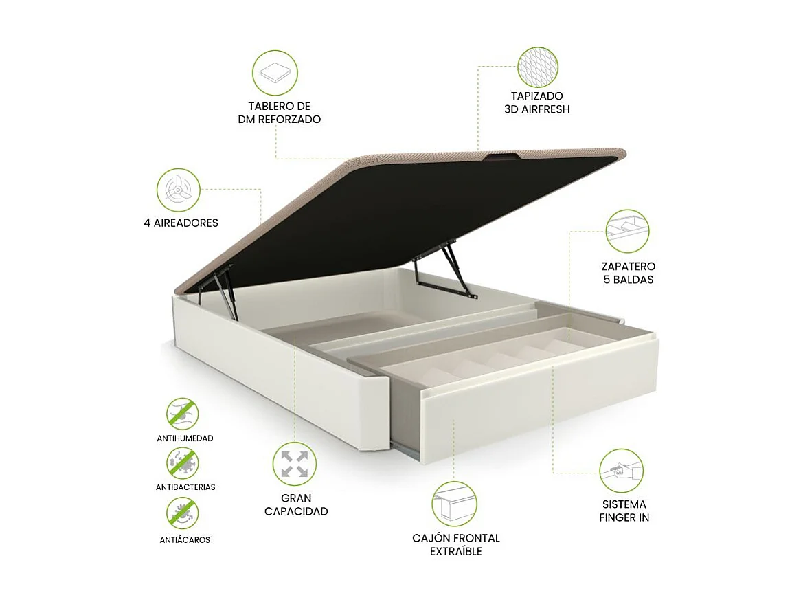 Canapé Luxury Premium 3D Blanco