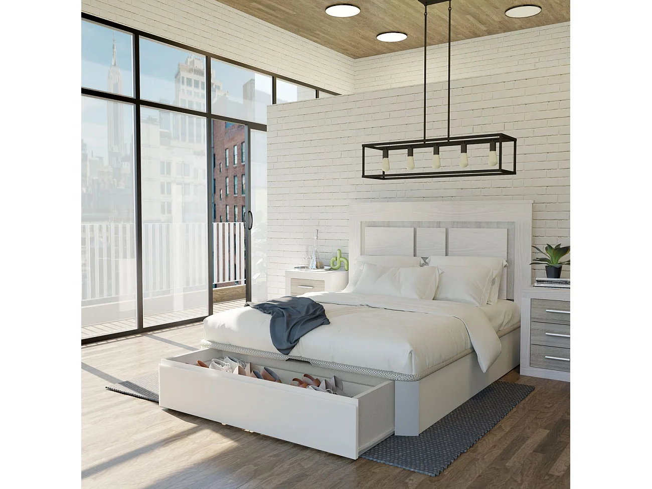 Canapé Luxury Premium 3D Blanco