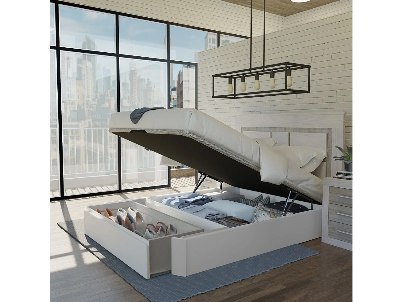 Canapé Luxury Premium 3D Blanco