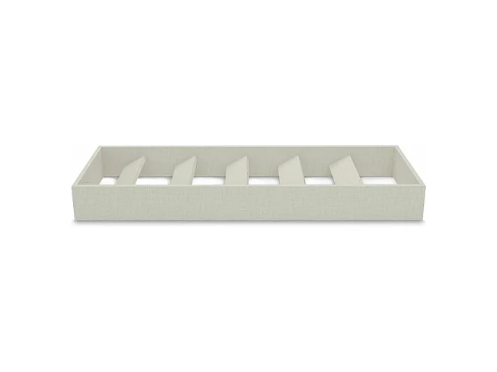 Zapatero canapé Luxury Textil grisáceo