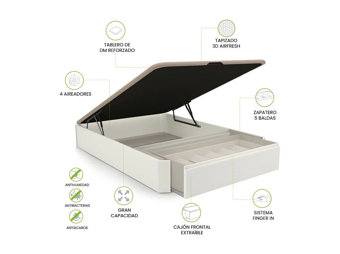 Canapé Luxury Premium 3D Blanco