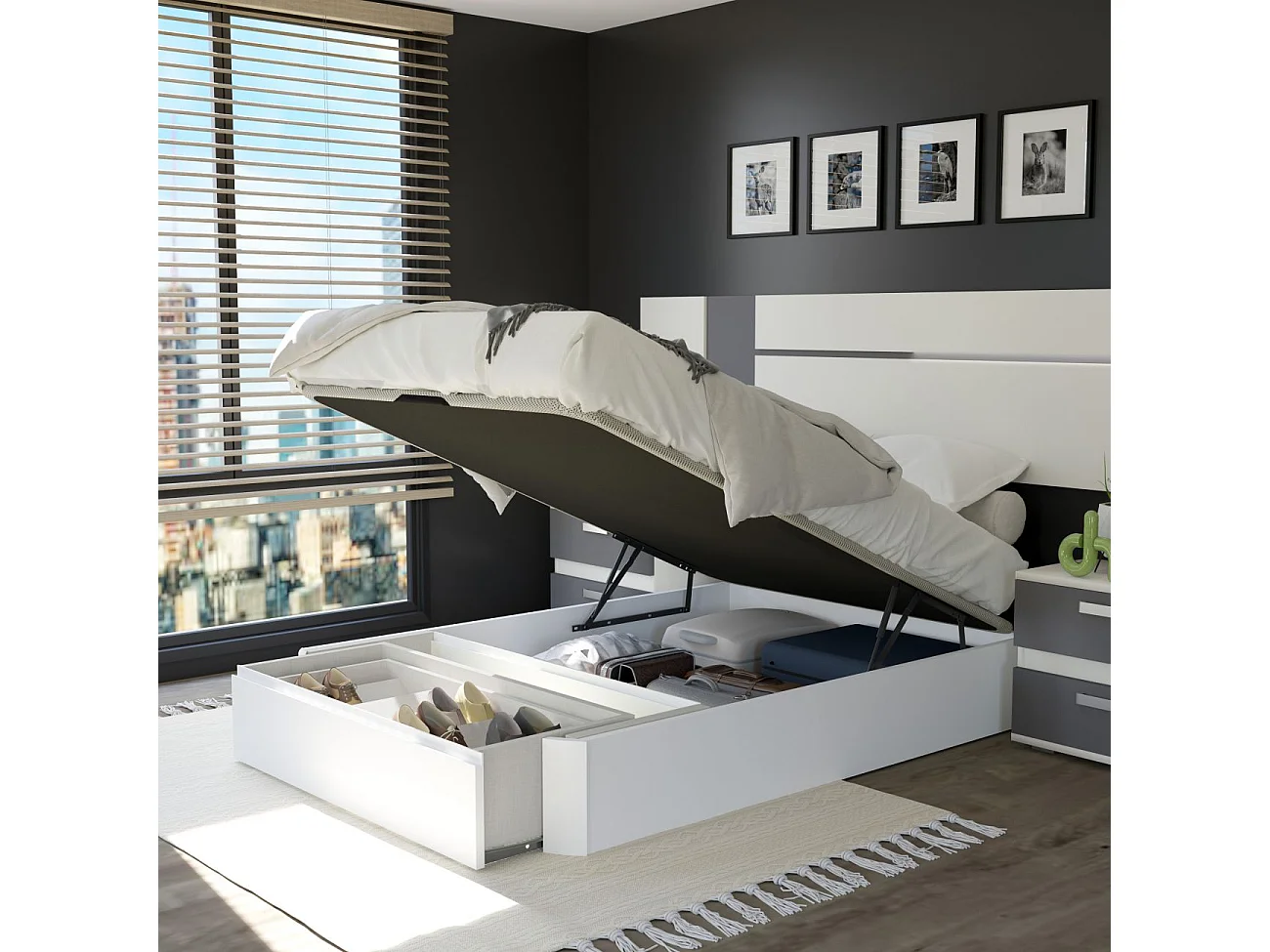 Canapé Luxury Premium 3D Blanco