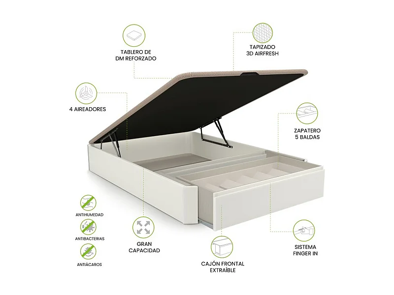 Canapé Luxury Premium 3D Blanco