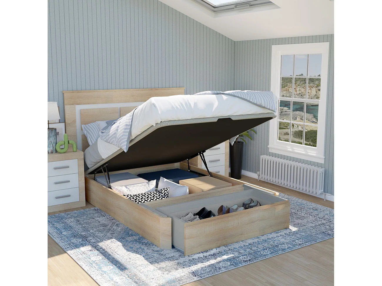 Canapé Luxury Premium 3D Roble