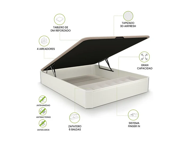 Canapé Luxury Plus 3D Blanco