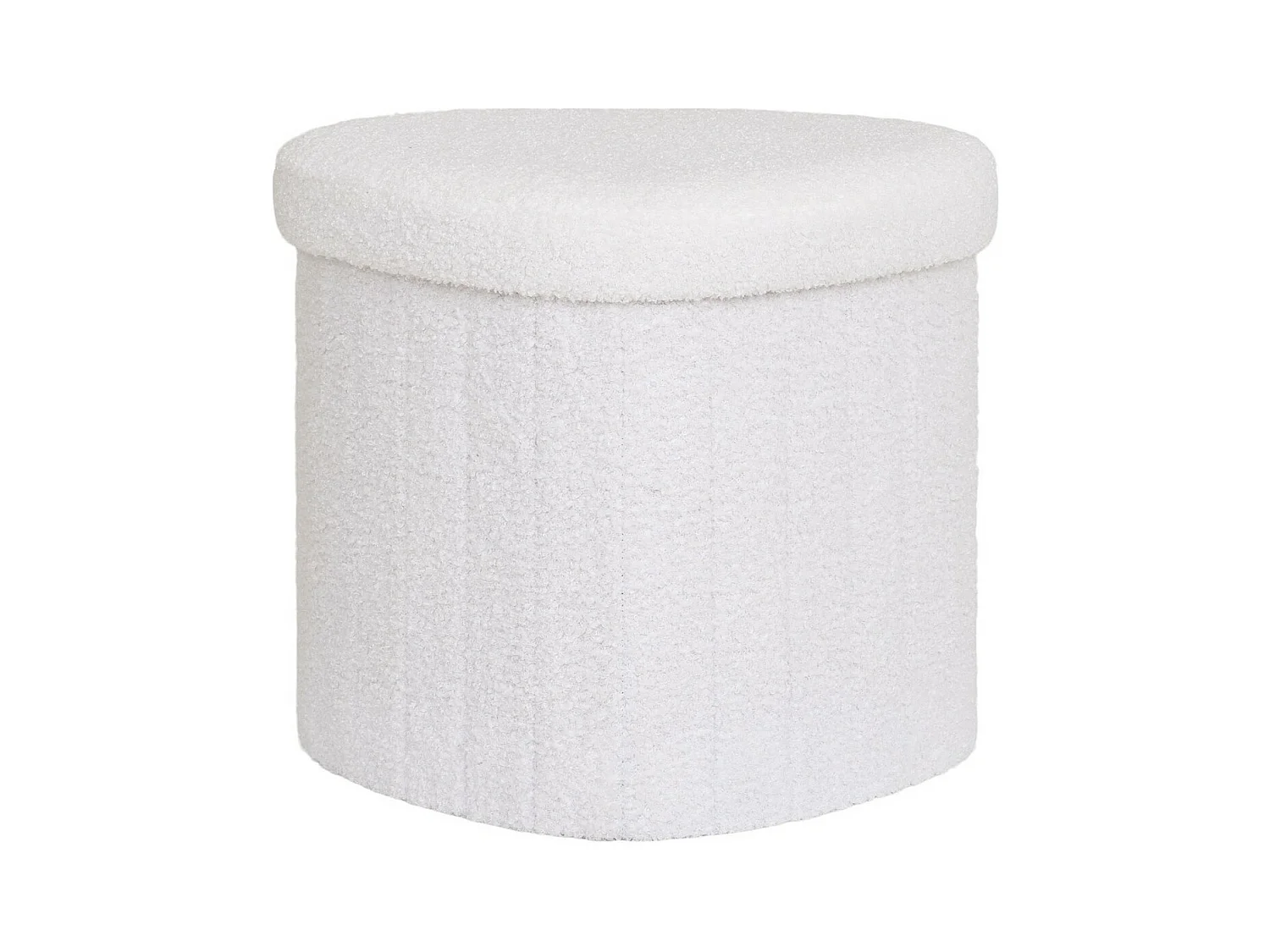Poef Medford, Wit, 42,5x36,5x37,5 cm, EPIKASA