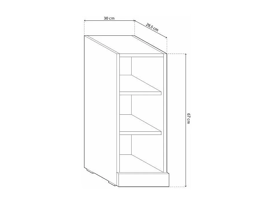 Módulo bajo Nuka estantería complementaria Tofe