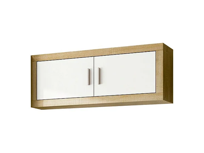 Módulo alto Nuka 2 puertas Cambria - Blanco