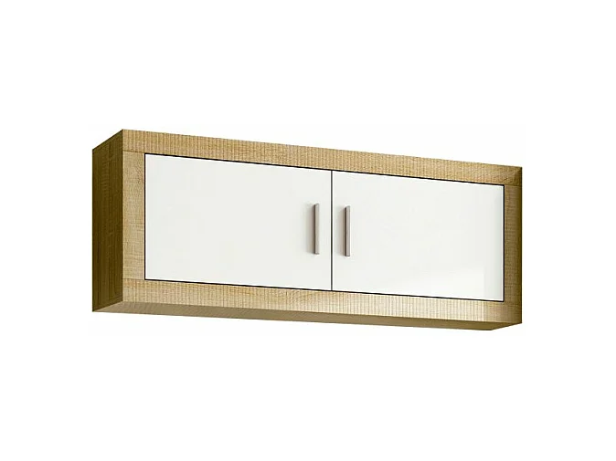 Módulo alto Nuka 2 puertas Cambria - Blanco