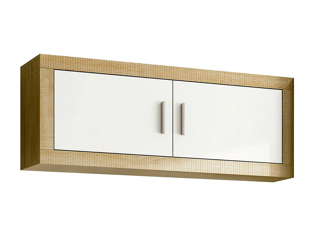 Módulo alto Nuka 2 puertas Cambria - Blanco