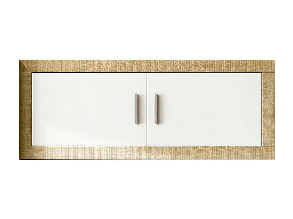 Módulo alto Nuka 2 puertas Cambria - Blanco