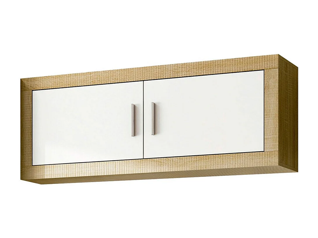 Módulo alto Nuka 2 puertas Cambria - Blanco