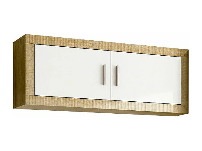 Módulo alto Nuka 2 puertas Cambria - Blanco