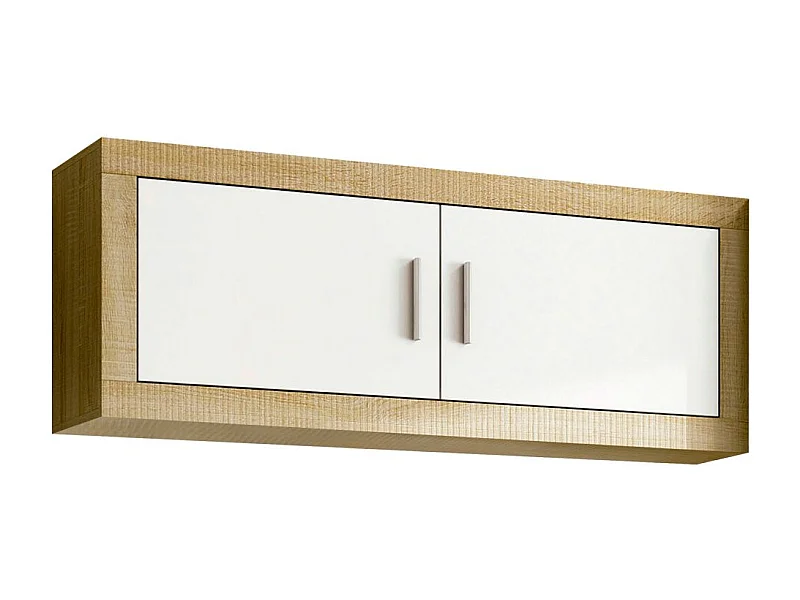 Módulo alto Nuka 2 puertas Cambria - Blanco