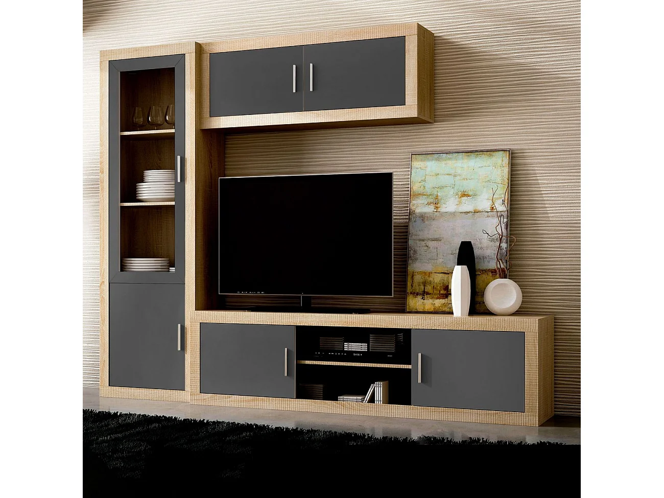 Móvel alto Nuka 2 portas