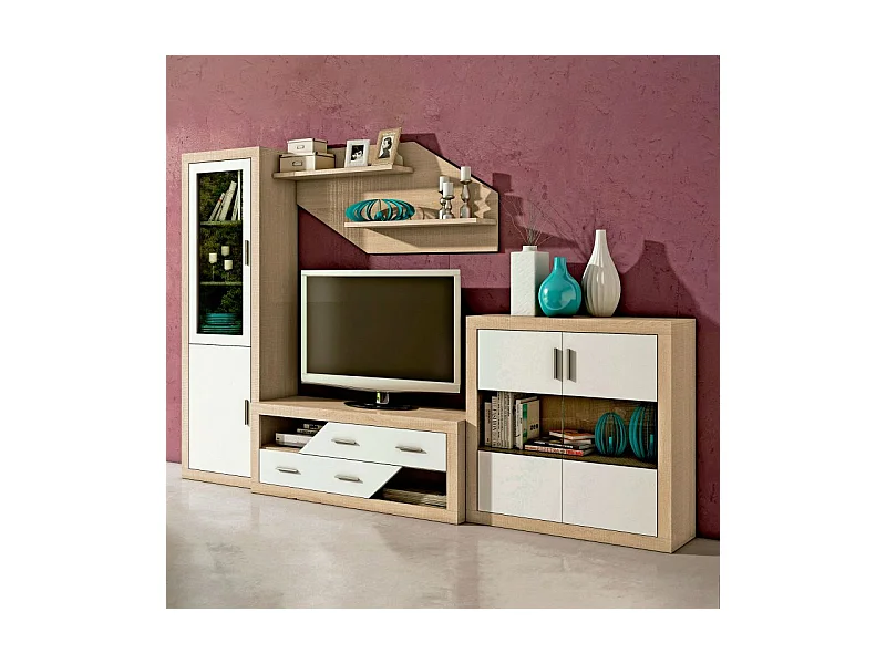 Bodeguero Nuka 2 puertas Cambria - Blanco