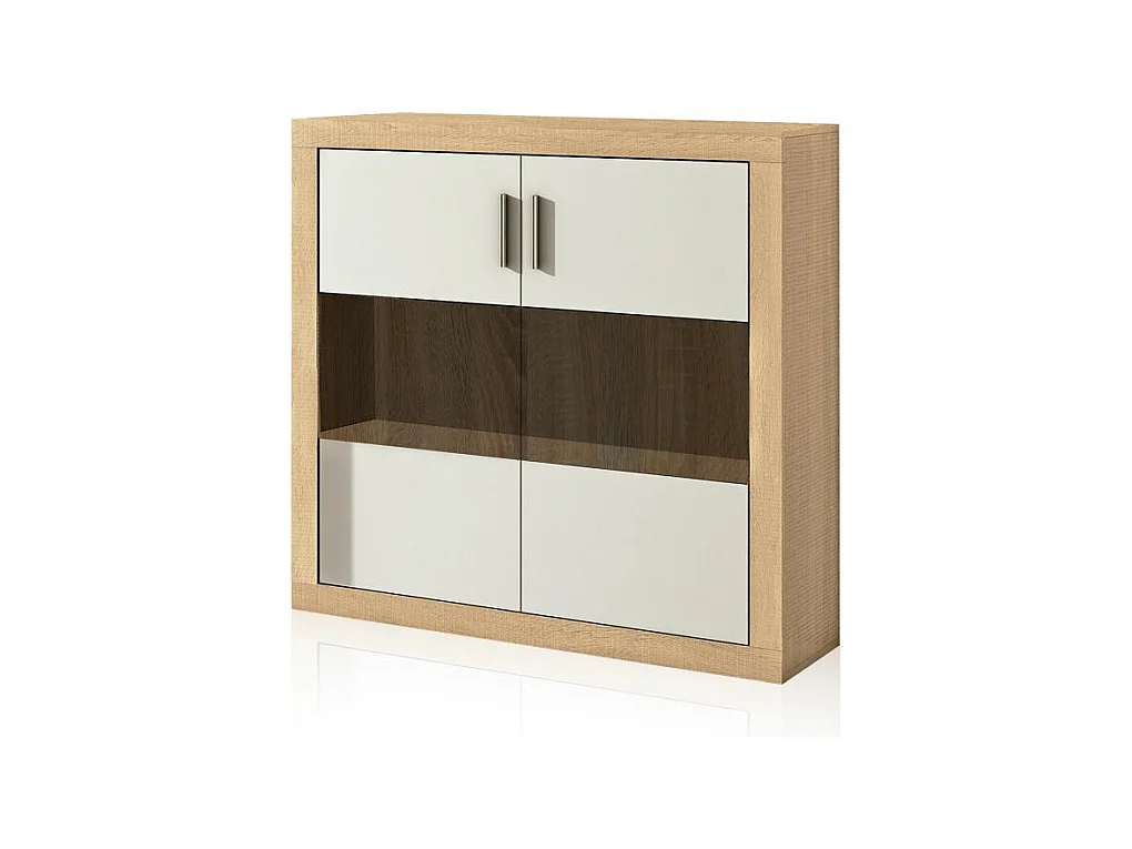 Bodeguero Nuka 2 puertas Cambria - Blanco