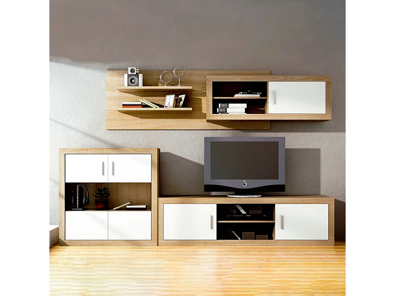 Bodeguero Nuka 2 puertas Cambria - Blanco