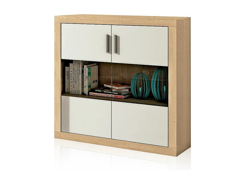 Bodeguero Nuka 2 puertas Cambria - Blanco