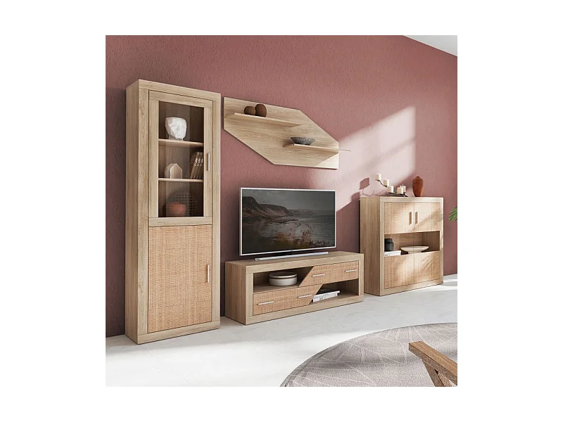 Bodeguero Nuka 2 puertas Tofe - Textil