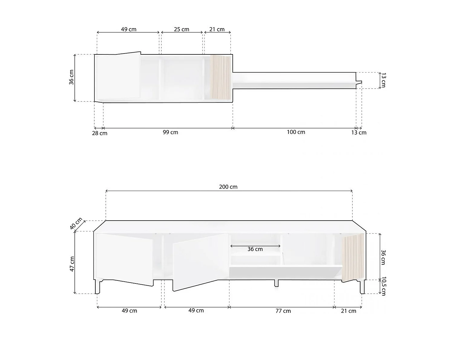 Salón Nitza Blanco Artik (Blanco Mate) - Natur