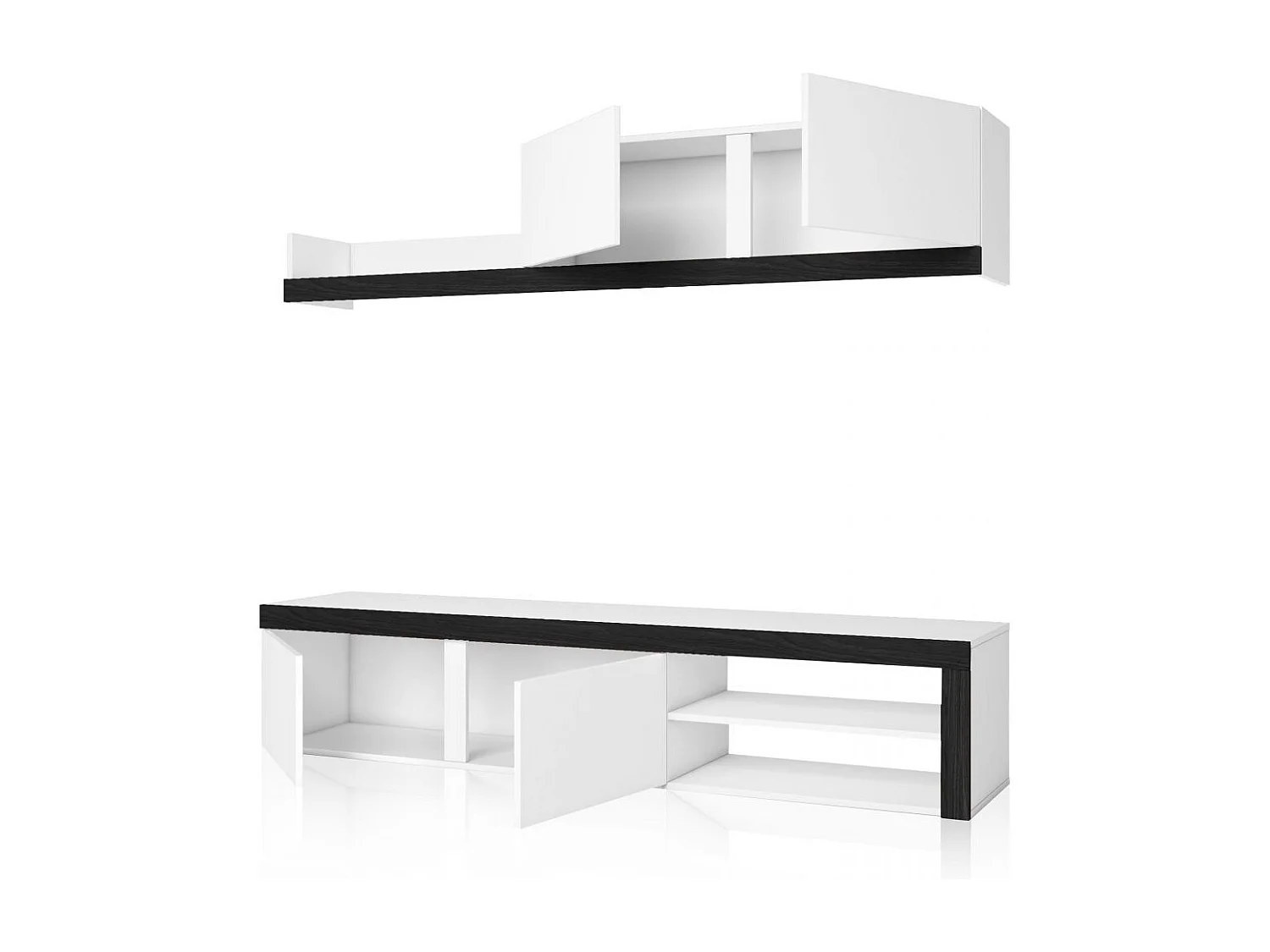 Salón Axis 180 Blanco - Ceniza