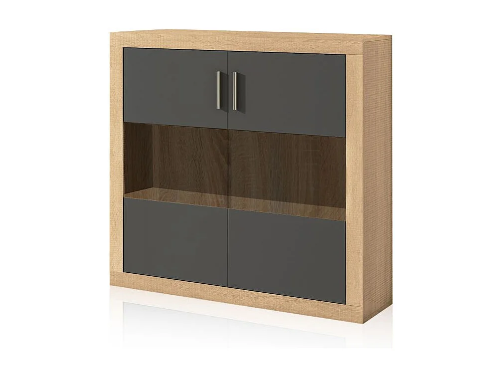 Bodeguero Nuka 2 puertas Cambria - Grafito