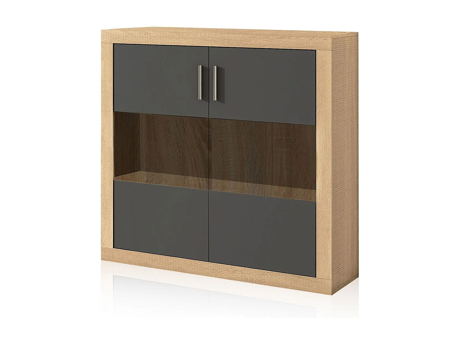 Bodeguero Nuka 2 puertas Cambria - Grafito