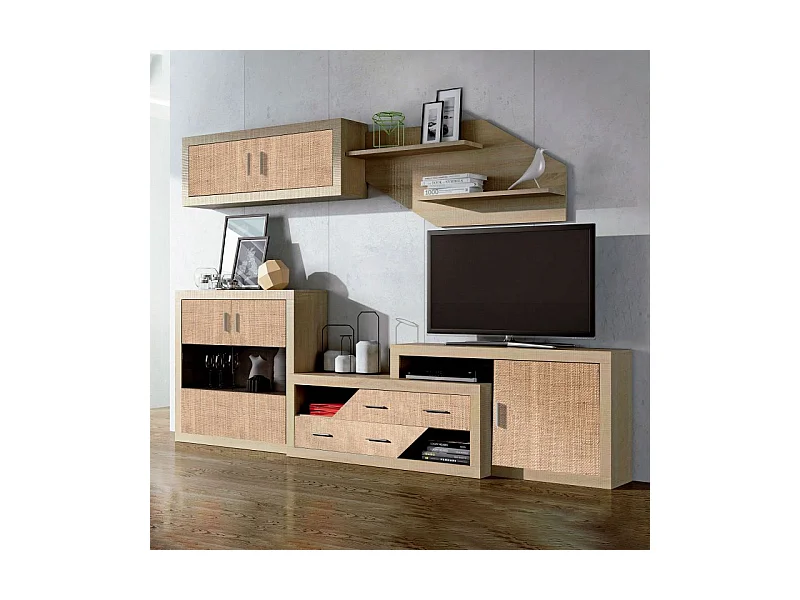 Módulo alto Nuka 2 puertas Tofe - Textil