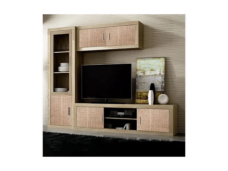 Módulo alto Nuka 2 puertas Tofe - Textil