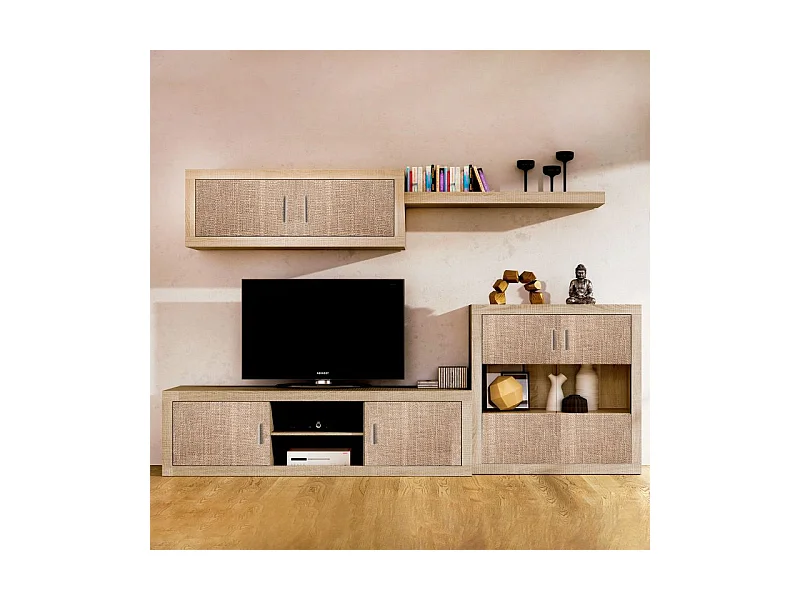 Módulo alto Nuka 2 puertas Tofe - Textil