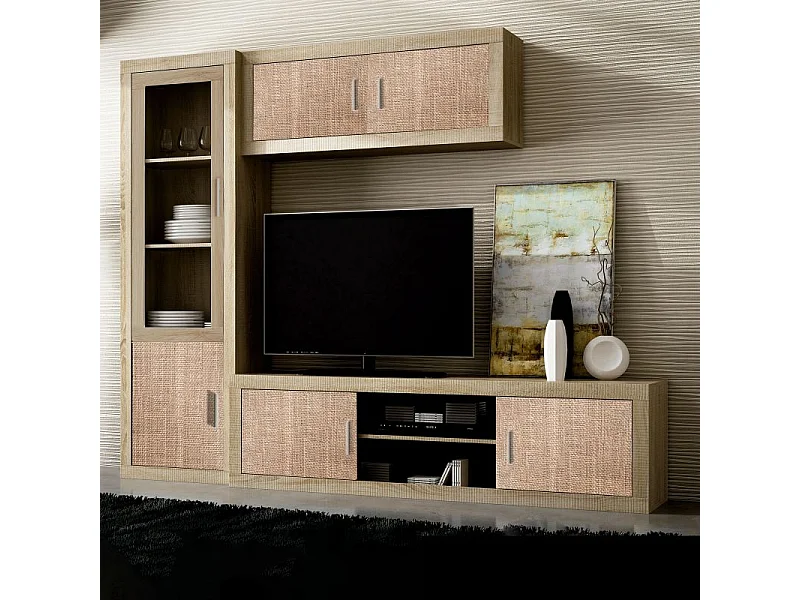 Módulo alto Nuka 2 puertas Tofe - Textil