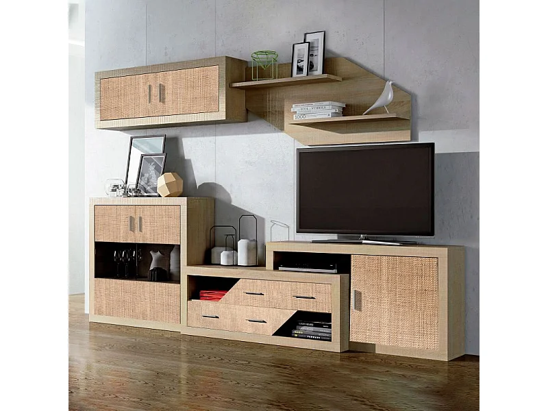 Módulo alto Nuka 2 puertas Tofe - Textil