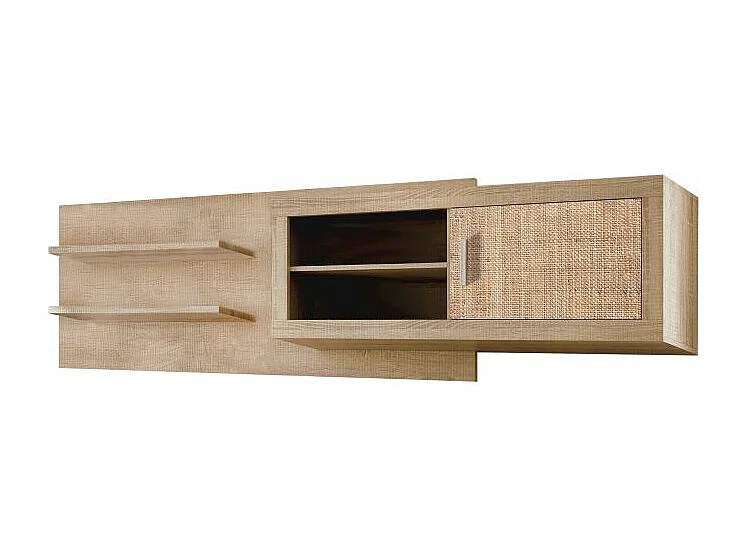 Módulo alto Nuka 1 puerta con respaldo Tofe - Textil