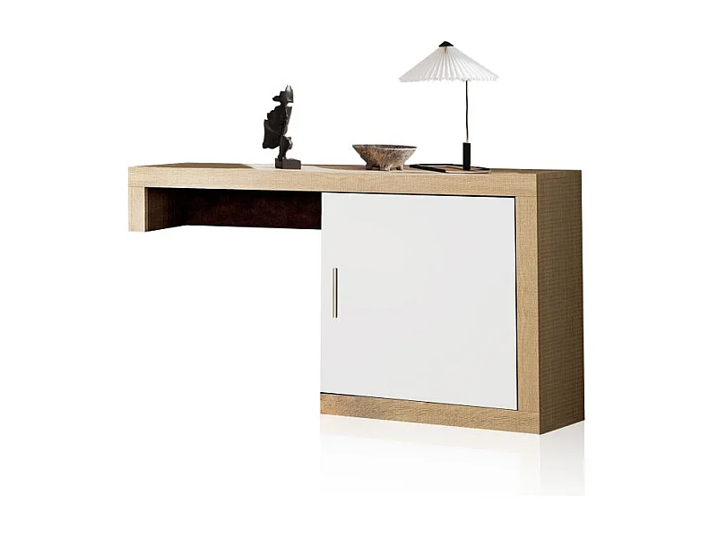 Módulo bajo Nuka 1 puerta Cambria - Blanco