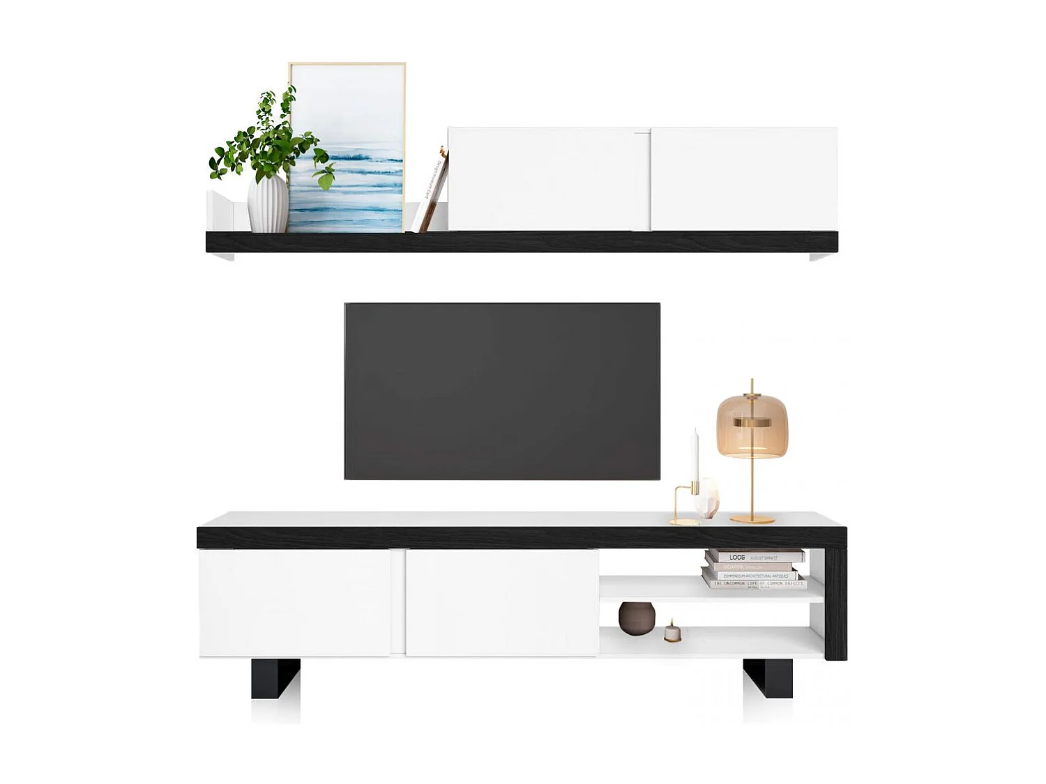 Salón Axis UP 180 Blanco - Ceniza