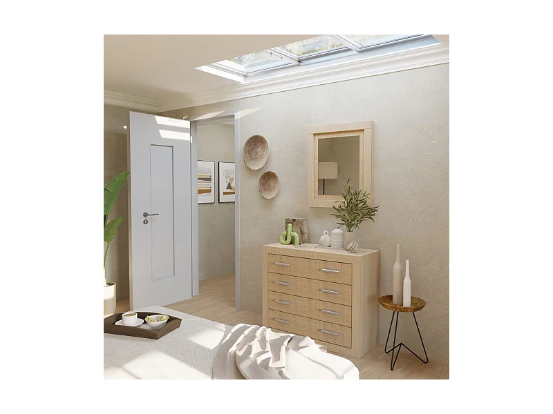 Espejo rectangular Kira Tofe - Textil