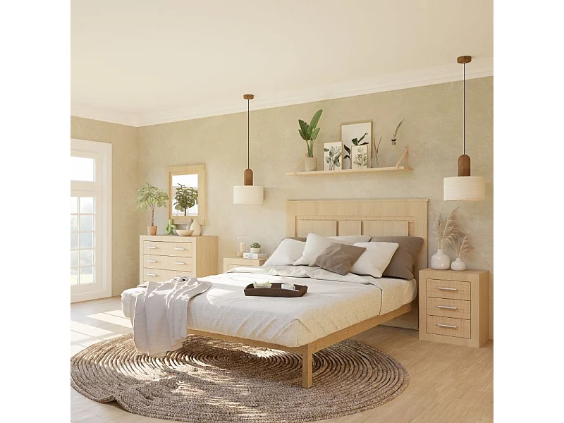 Espejo rectangular Kira Tofe - Textil