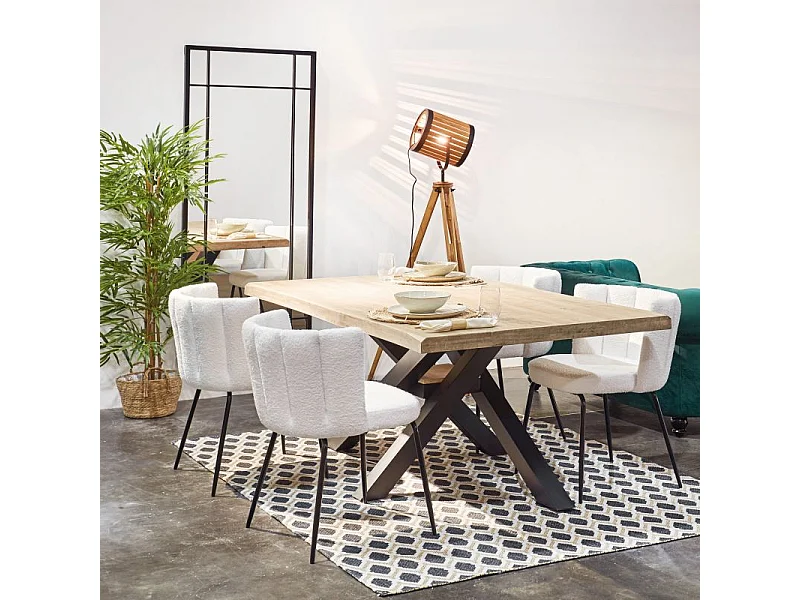 Espejo de pared Square Negro