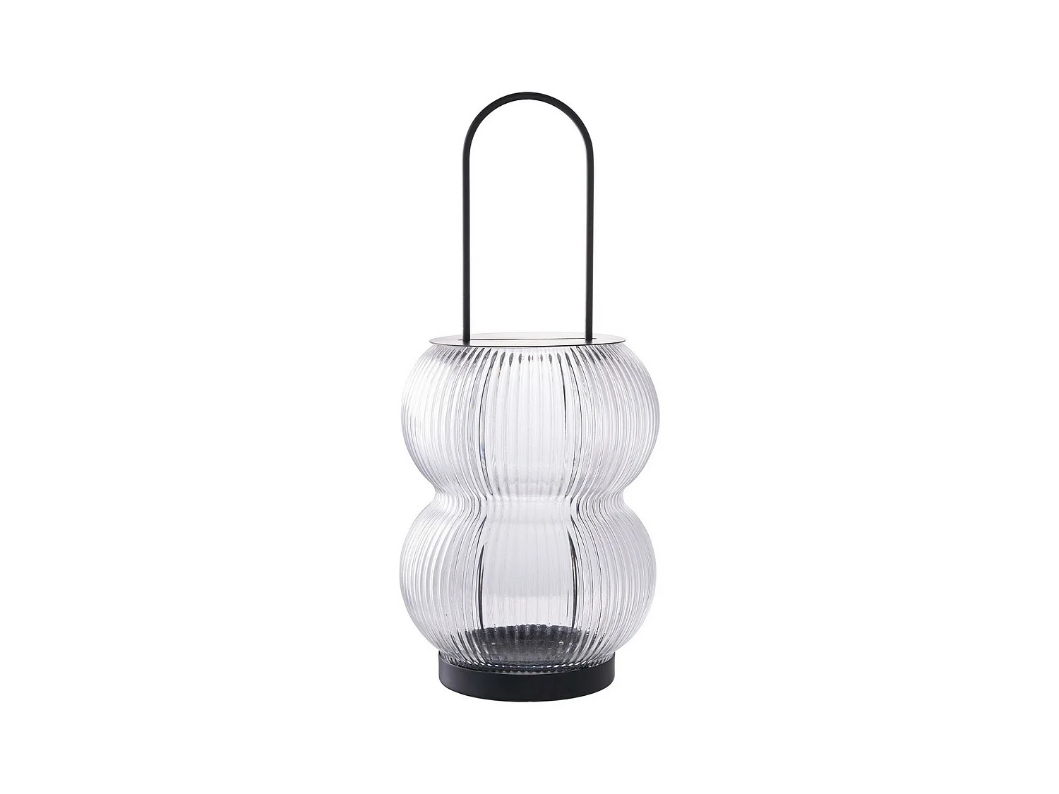 Lanterne Décorative d'Extérieur  Lucena, Noir, 16x16x36 cm, EPIKASA