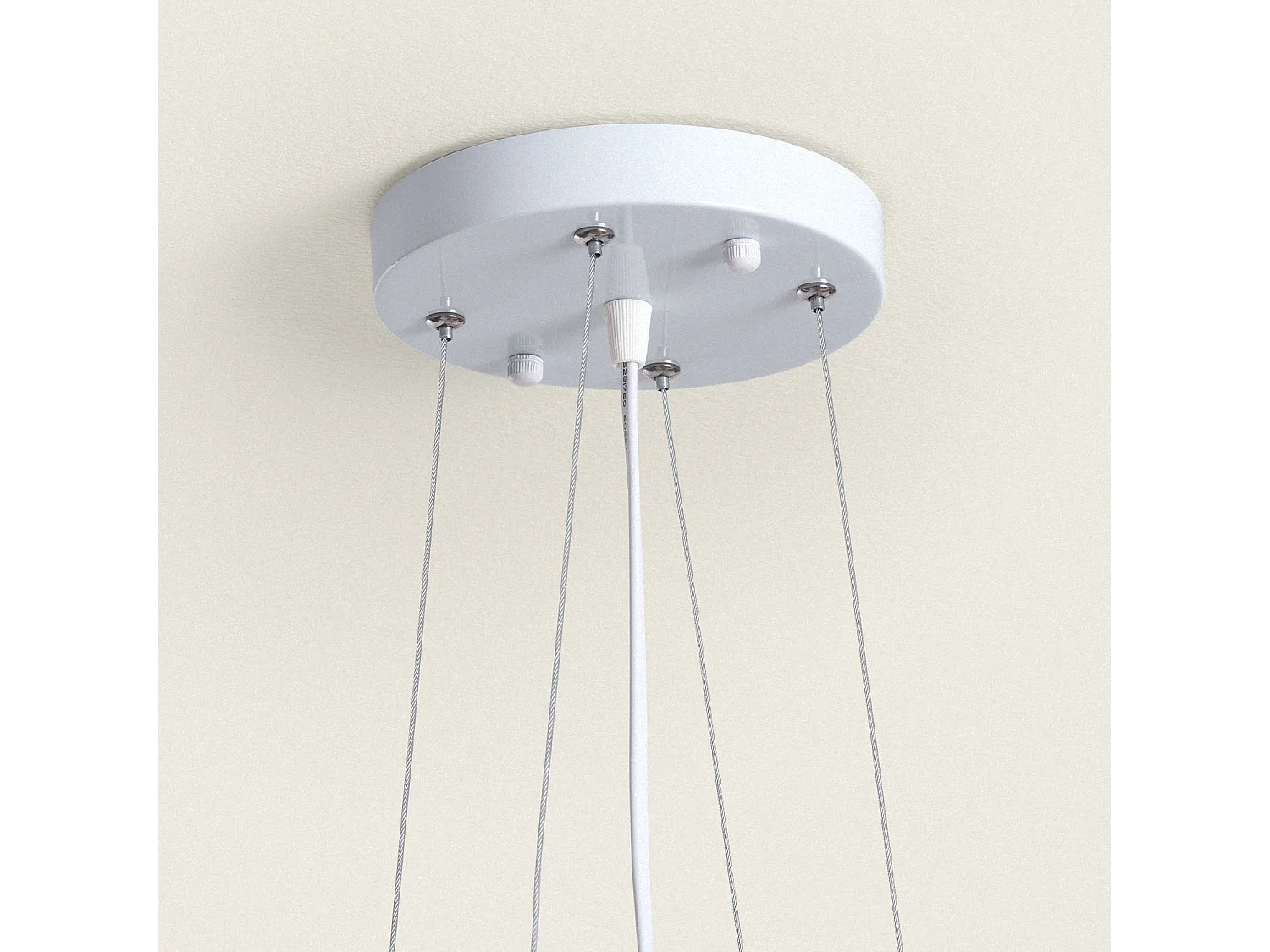 Lampada a Sospensione LED 24W Rettangolare SwitchCCT Selezionabile 580X200 mm Doppia Luce Nero 3000K - 4000K - 6000K CCT