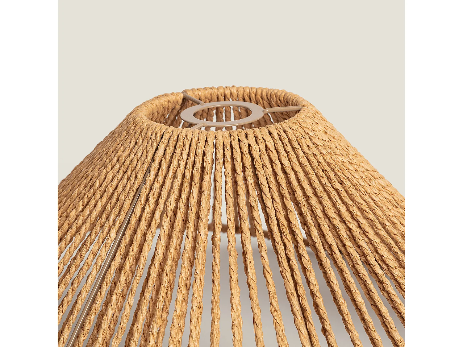 Abat-jour Suspension Papier Tressé Mikah Ø450 mm