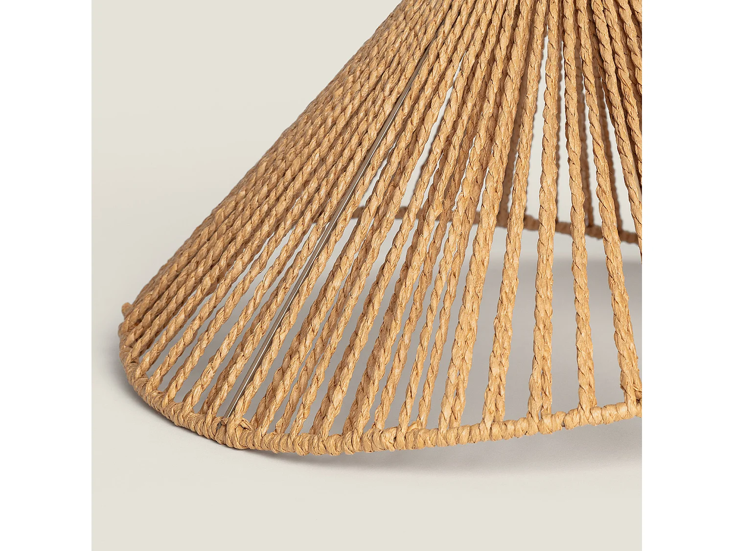 Abat-jour Suspension Papier Tressé Mikah Ø450 mm