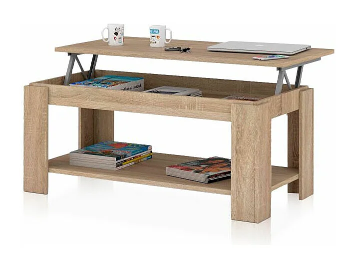 Mesa de centro elevable Ambit Roble Canadian